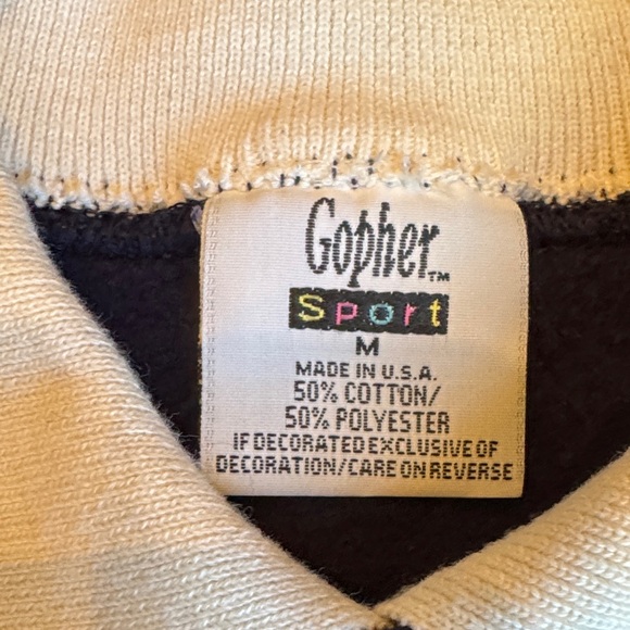 Vintage Navy Blue Duck Print Womens Sweater - Picture 2 of 11